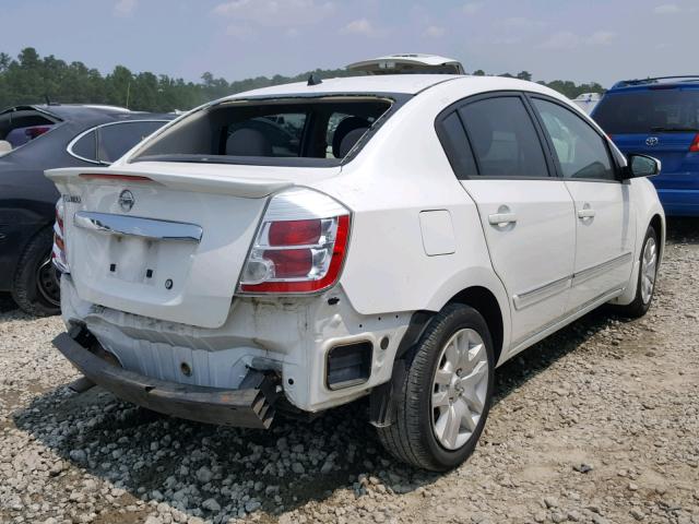 3N1AB6AP4BL720228 - 2011 NISSAN SENTRA 2.0 WHITE photo 4