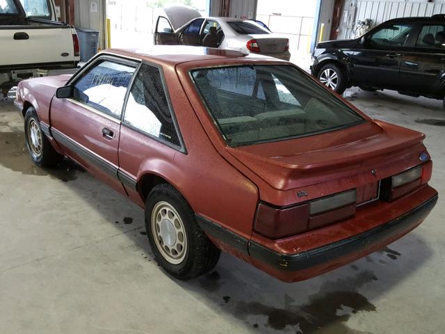 1FACP41A1LF134983 - 1990 FORD MUSTANG LX RED photo 3