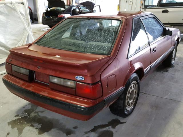 1FACP41A1LF134983 - 1990 FORD MUSTANG LX RED photo 4