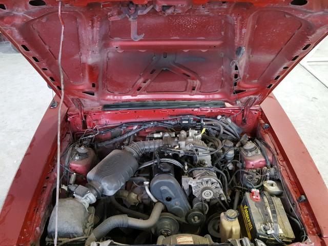 1FACP41A1LF134983 - 1990 FORD MUSTANG LX RED photo 7