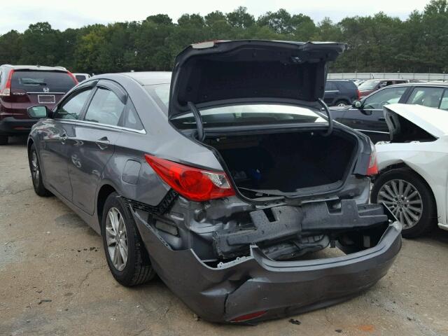 5NPEB4AC1BH035684 - 2011 HYUNDAI SONATA GLS GRAY photo 3