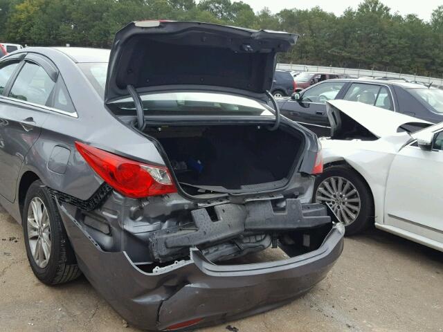 5NPEB4AC1BH035684 - 2011 HYUNDAI SONATA GLS GRAY photo 9