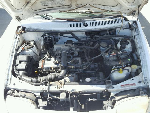 KNJLT05H7S6142362 - 1995 FORD ASPIRE WHITE photo 7