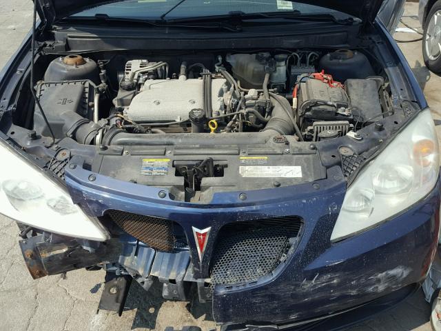 1G2ZH361584165147 - 2008 PONTIAC G6 GT BLUE photo 7