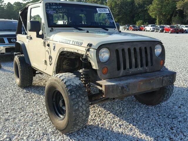 1J4AA2D19BL525988 - 2011 JEEP WRANGLER TAN photo 1