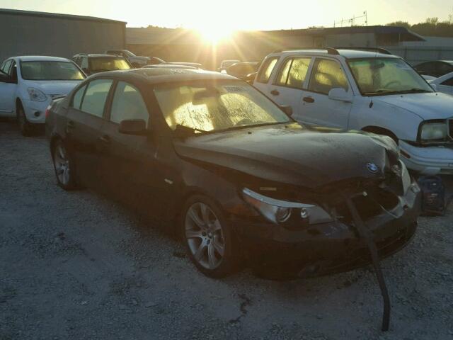 WBANB53567CP04987 - 2007 BMW 550 I BLACK photo 1