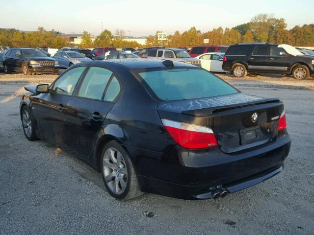 WBANB53567CP04987 - 2007 BMW 550 I BLACK photo 3