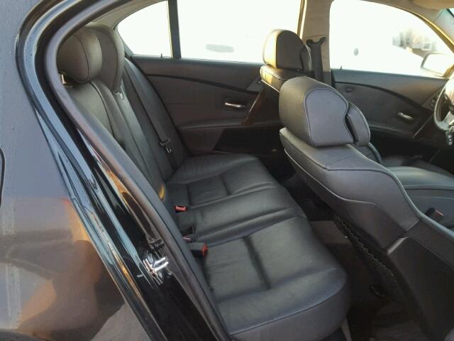 WBANB53567CP04987 - 2007 BMW 550 I BLACK photo 6