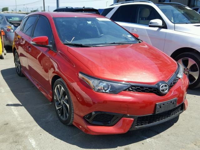 JTNKARJE3GJ503557 - 2016 TOYOTA SCION IM RED photo 1