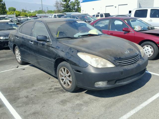 JTHBA30G145045024 - 2004 LEXUS ES 330 BLACK photo 1