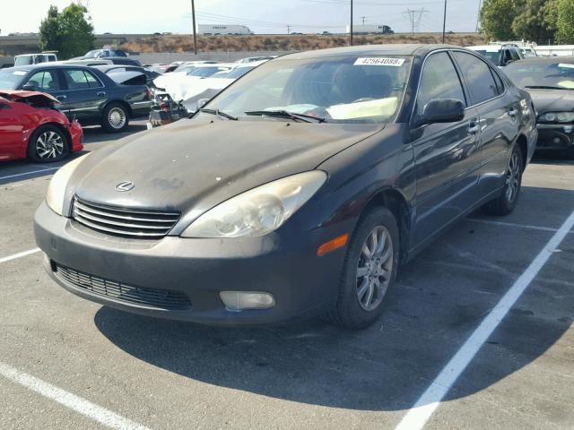 JTHBA30G145045024 - 2004 LEXUS ES 330 BLACK photo 2