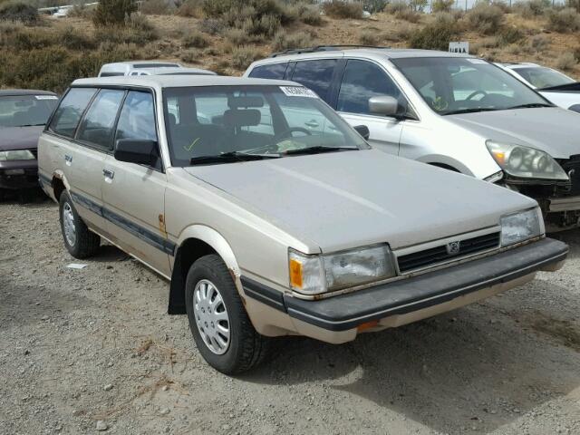 JF2AN53B5HE414603 - 1987 SUBARU GL TAN photo 1