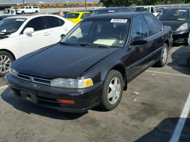 1HGCB7690PA141128 - 1993 HONDA ACCORD 10T BLACK photo 2