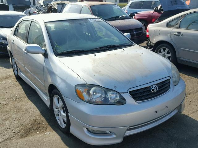 2T1BY32E35C376927 - 2005 TOYOTA COROLLA XR SILVER photo 1