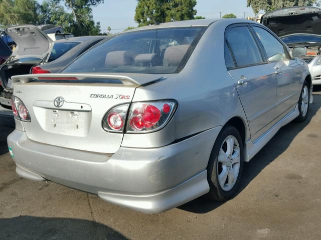2T1BY32E35C376927 - 2005 TOYOTA COROLLA XR 银色 照片 4