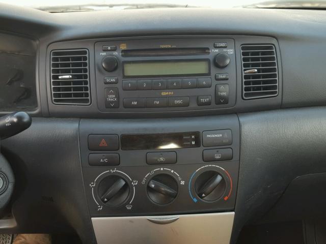 2T1BY32E35C376927 - 2005 TOYOTA COROLLA XR 银色 照片 9