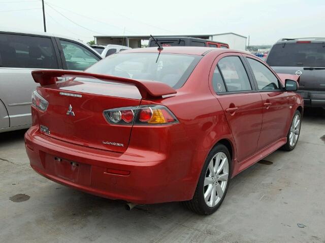 JA32U2FU3EU002326 - 2014 MITSUBISHI LANCER ES/ RED photo 4