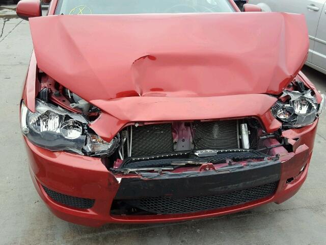 JA32U2FU3EU002326 - 2014 MITSUBISHI LANCER ES/ RED photo 9