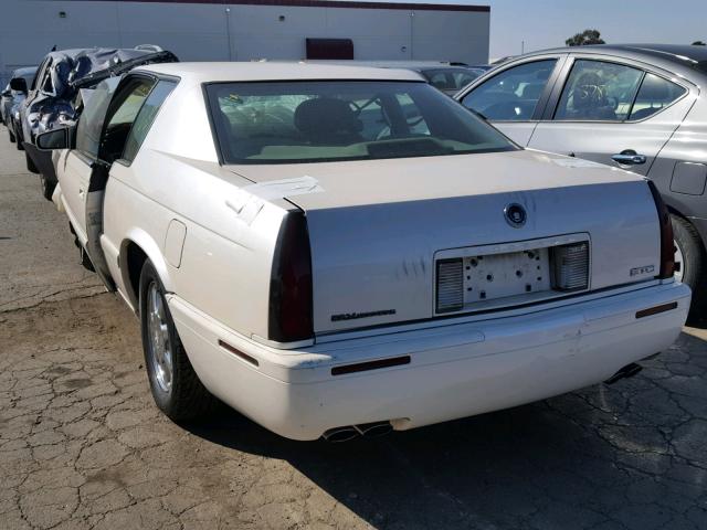 1G6ET1296XU611834 - 1999 CADILLAC ELDORADO T WHITE photo 3