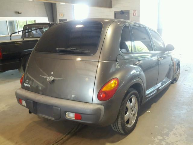 3C8FY4BB21T661752 - 2001 CHRYSLER PT CRUISER GRAY photo 4