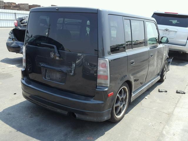 JTLKT324X64107774 - 2006 TOYOTA SCION XB Negro foto 4
