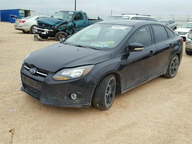 1FADP3F27EL109185 - 2014 FORD FOCUS BLACK photo 2