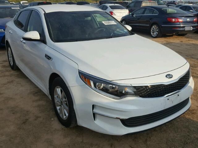 5XXGT4L33GG058583 - 2016 KIA OPTIMA LX WHITE photo 1