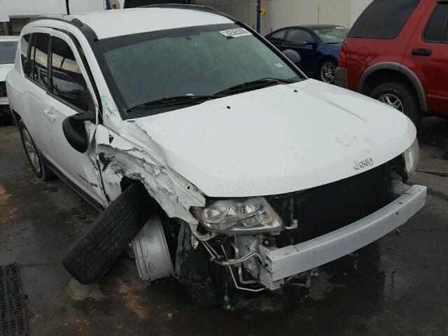 1C4NJCBA0CD504717 - 2012 JEEP COMPASS SP WHITE photo 1