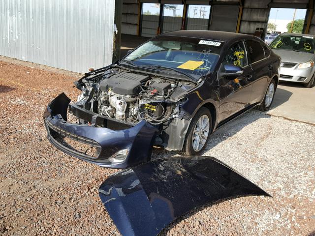 4T1BK1EB0EU096615 - 2014 TOYOTA AVALON BAS 蓝色 照片 2