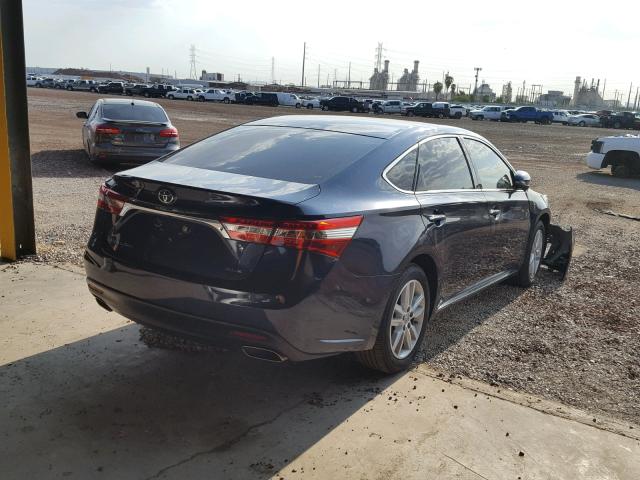 4T1BK1EB0EU096615 - 2014 TOYOTA AVALON BAS 蓝色 照片 4