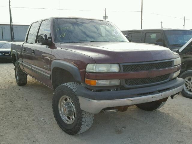 1GCHC23141F109960 - 2001 CHEVROLET SILVERADO MAROON photo 1