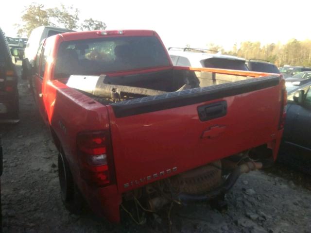 1GCPKSE74CF214985 - 2012 CHEVROLET SILVERADO RED photo 3