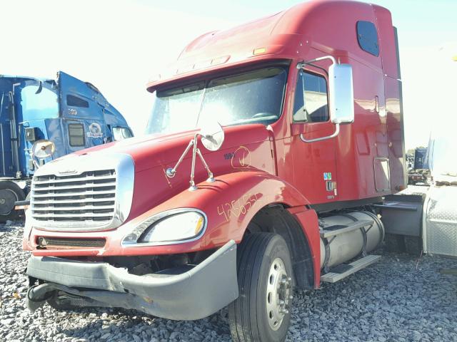 1FUJA6CKXADAR7005 - 2010 FREIGHTLINER CONVENTION RED photo 2