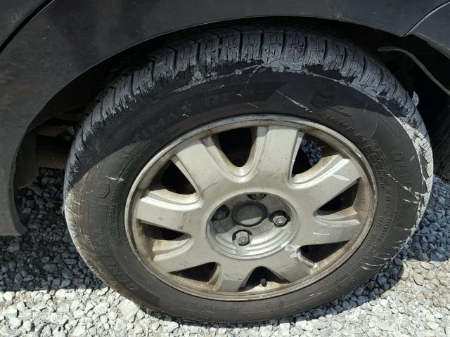 KL1TD62635B307123 - 2005 CHEVROLET AVEO BASE Czarny zdjęcie 10