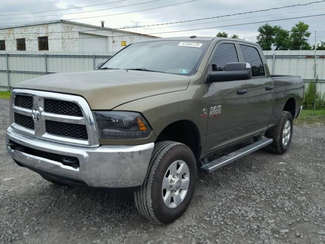 3C6UR5CL4EG225686 - 2014 RAM 2500 ST GREEN photo 2