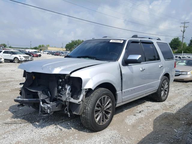 5LMJJ2JT2FEJ11448 - 2015 LINCOLN NAVIGATOR SILVER photo 2