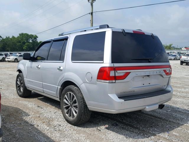 5LMJJ2JT2FEJ11448 - 2015 LINCOLN NAVIGATOR SILVER photo 3