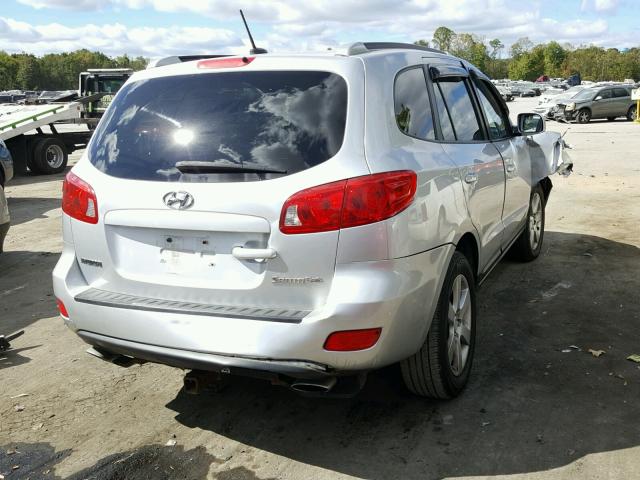 5NMSH13E68H206529 - 2008 HYUNDAI SANTA FE S 银色 照片 4