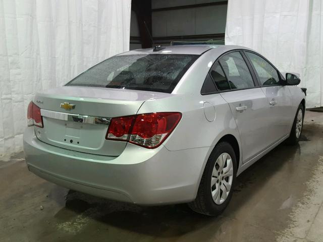 1G1PC5SGXG7124283 - 2016 CHEVROLET CRUZE LIMI GRAY photo 4