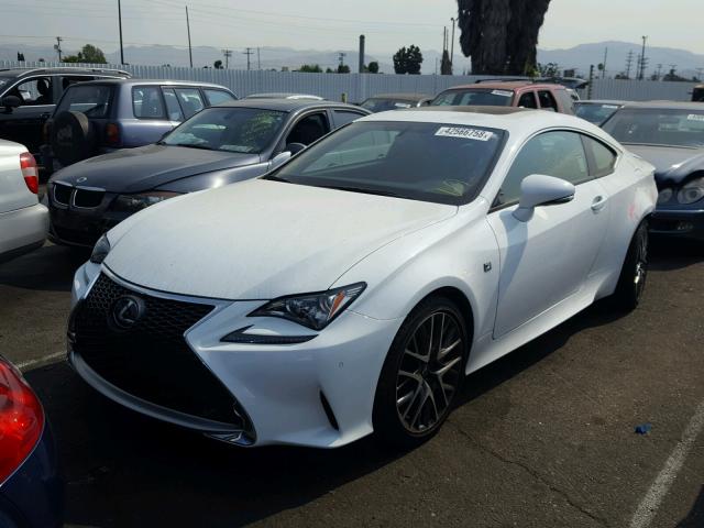 JTHHE5BC6G5014103 - 2016 LEXUS RC 350 WHITE photo 2