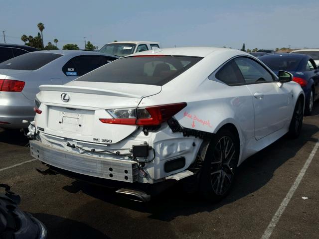 JTHHE5BC6G5014103 - 2016 LEXUS RC 350 WHITE photo 4