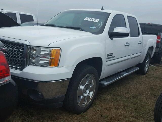 3GTRCVE07AG280596 - 2010 GMC SIERRA C15 WHITE photo 2