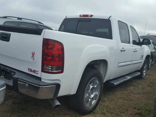 3GTRCVE07AG280596 - 2010 GMC SIERRA C15 WHITE photo 4