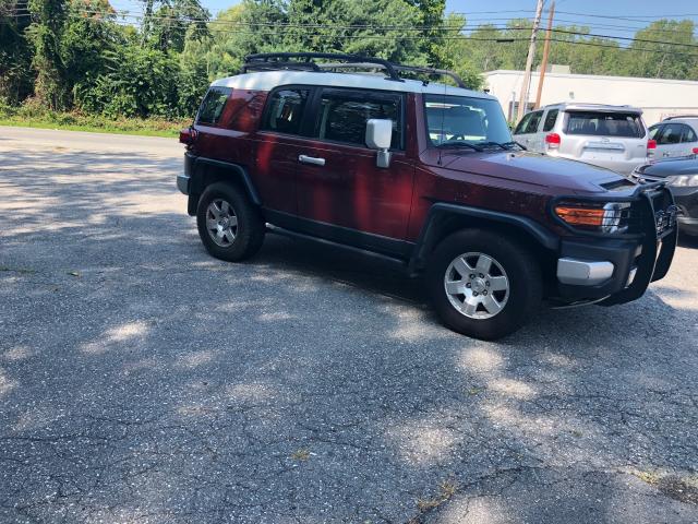 JTEBU11F38K023211 - 2008 TOYOTA FJ CRUISER BURGUNDY photo 4