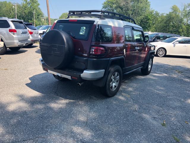 JTEBU11F38K023211 - 2008 TOYOTA FJ CRUISER BURGUNDY photo 5