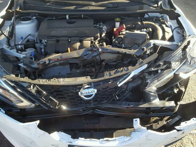 3N1AB7AP1HY336117 - 2017 NISSAN SENTRA S WHITE photo 7