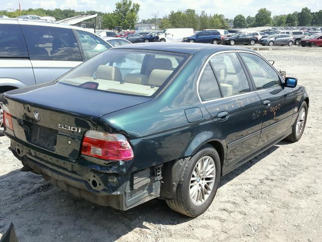 WBADT63463CK44374 - 2003 BMW 530 I AUTO GREEN photo 4