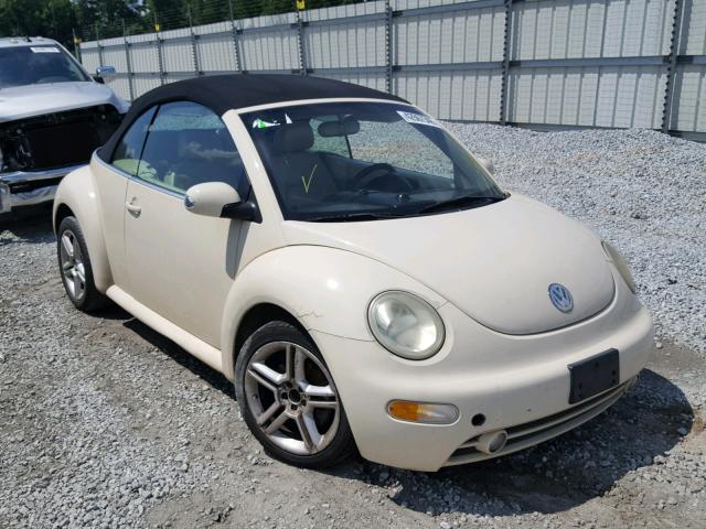 3VWCD31YX5M307118 - 2005 VOLKSWAGEN NEW BEETLE CREAM photo 1