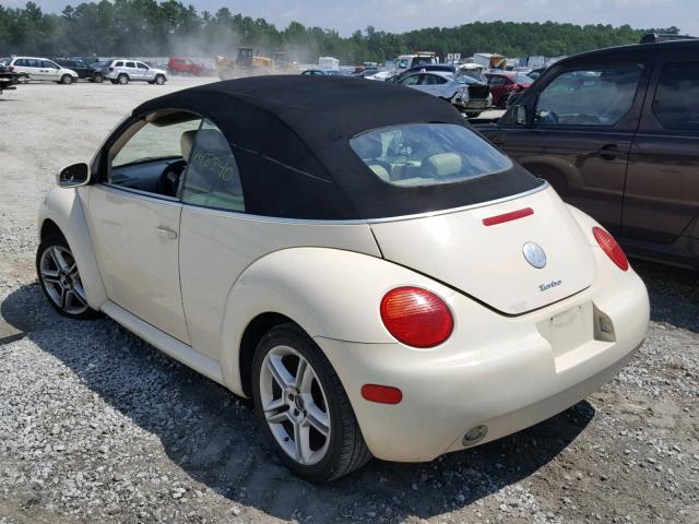 3VWCD31YX5M307118 - 2005 VOLKSWAGEN NEW BEETLE კრემისფერი ფოტო 3
