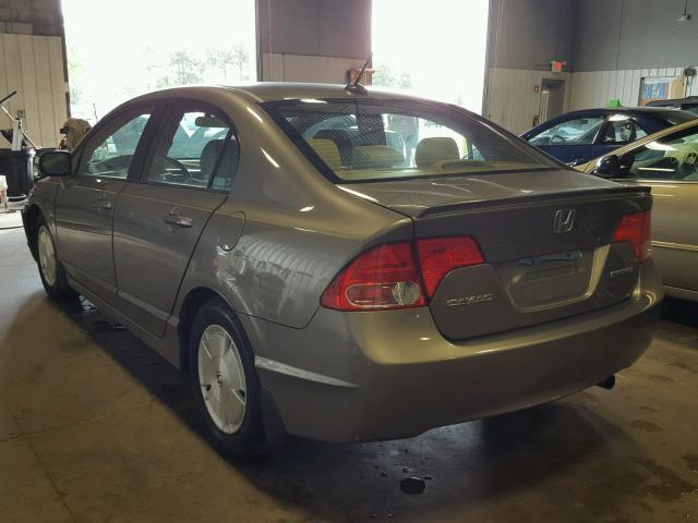 JHMFA36247S030925 - 2007 HONDA CIVIC GRAY photo 3